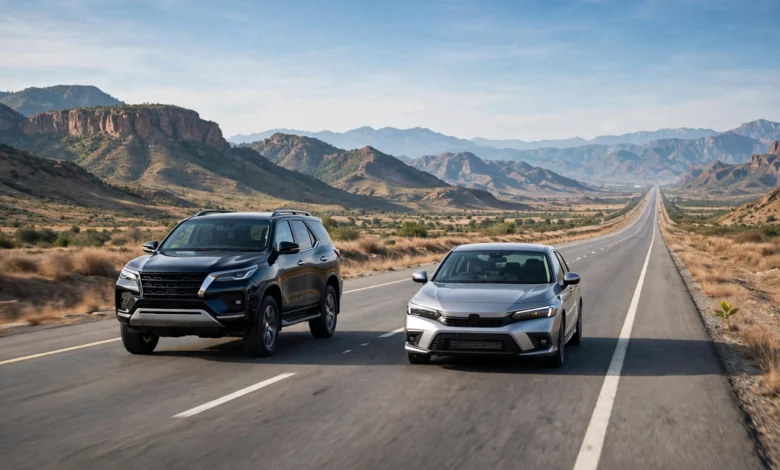 Best Diesel vs Petrol Cars for Long Highway Drives in Pakistan
