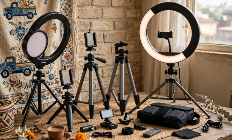Best Ring Lights and Tripods for Beginner YouTubers in Pakistan
