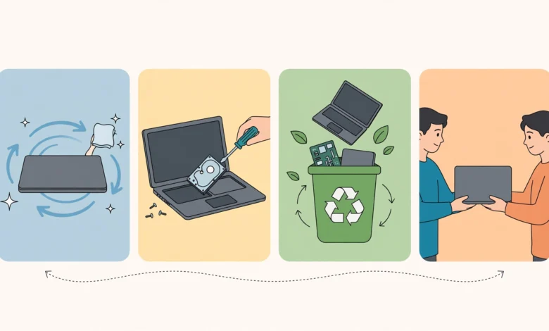 How to Safely Dispose of or Sell an Old Laptop